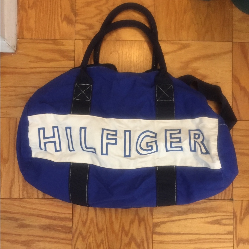 Blue Tommy Hilfiger Duffel Bag